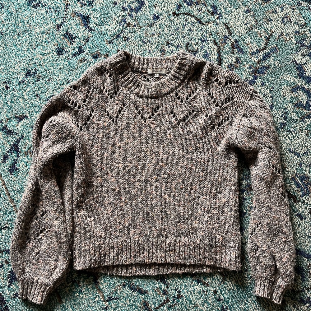 Madewell balloon sleeve sweater